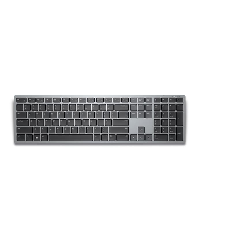 Dell KB700 tastatur Kontor Bluetooth QWERTY Nordisk Grå Trådløs Nordisk
