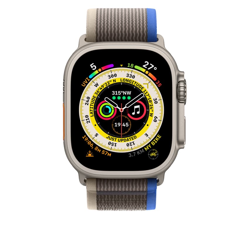 Apple 49mm Blue/Gray Trail Loop S/M