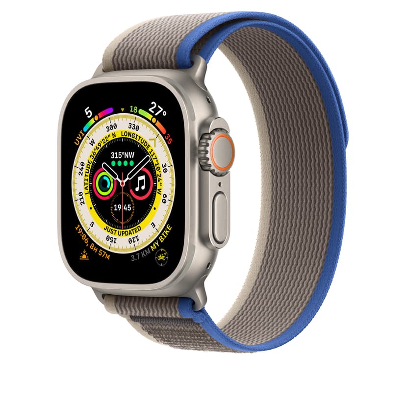 Apple 49mm Blue/Gray Trail Loop S/M