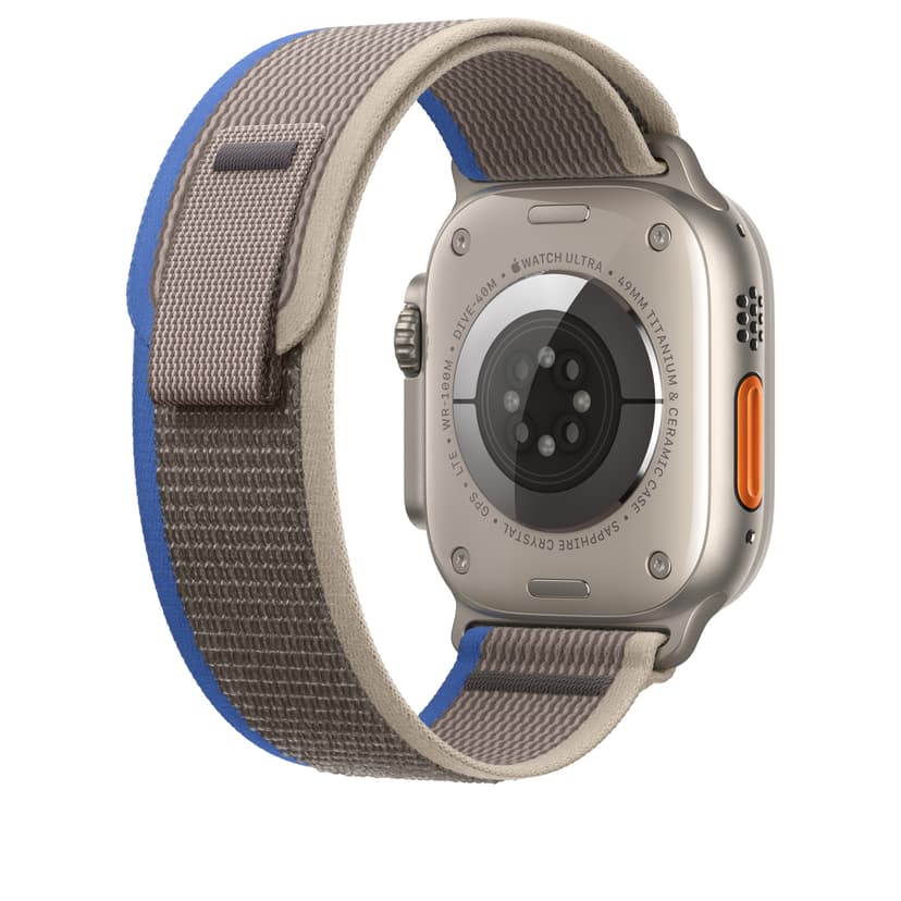 Apple 49mm Blue Gray Trail Loop S M MQEJ3ZM A Dustin