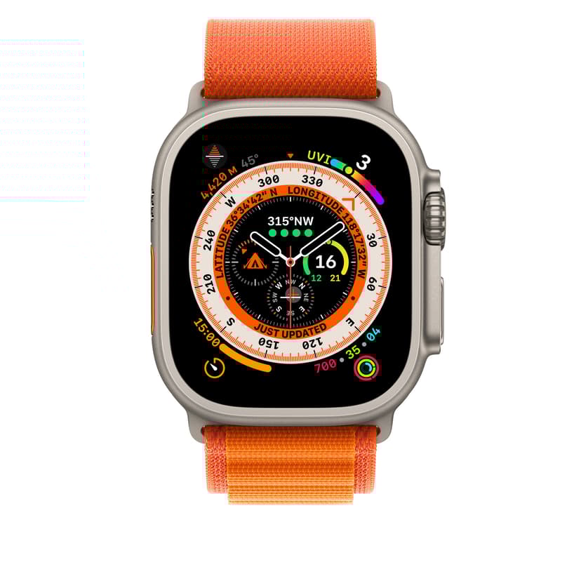 Apple 49mm Orange Alpine Loop Large