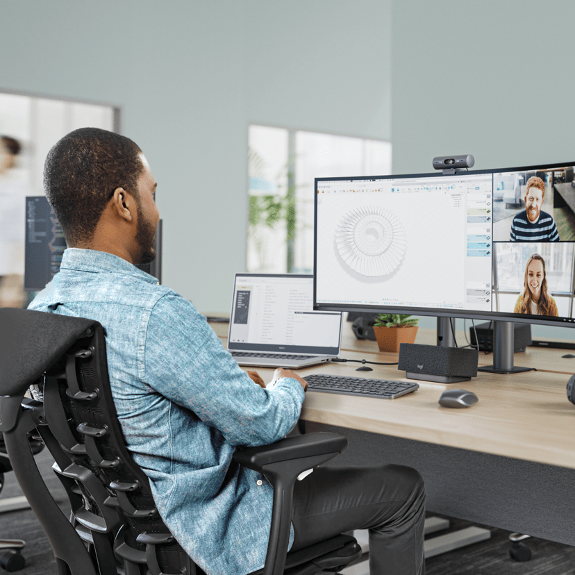 Logitech Brio 505 webcam 4 MP 1920 x 1080 Pixels USB Zwart