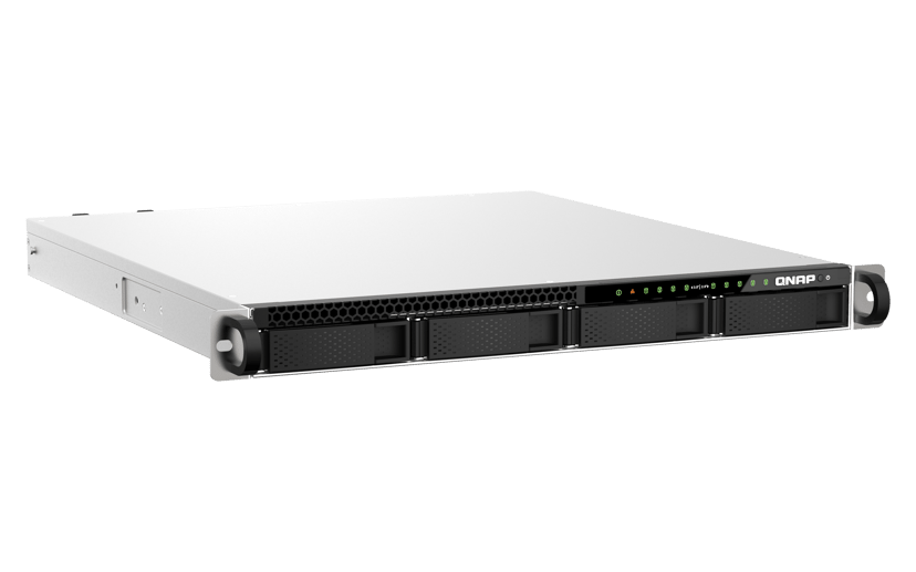 QNAP TS-h987XU-RP NAS Stativ (1U) Intel Xeon E E-2334 16 GB DDR4 QuTS hero Sort, Sølv