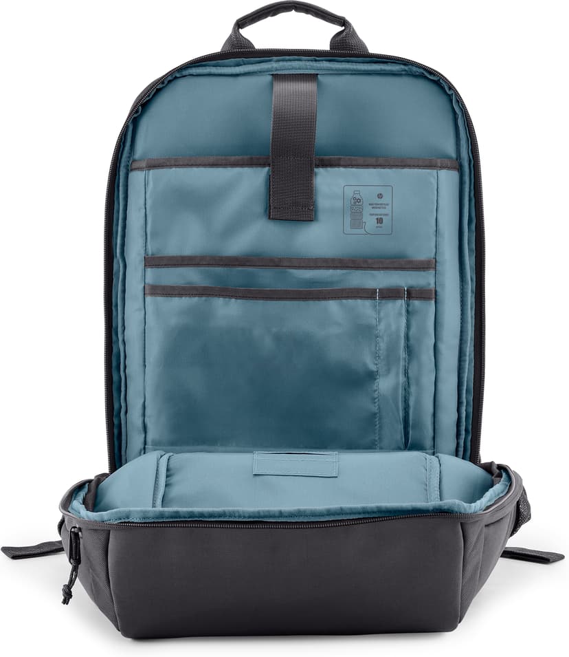 HP Travel 18L 15.6" 15.6" Polyester Blauw, Grijs Blauw, Grijs