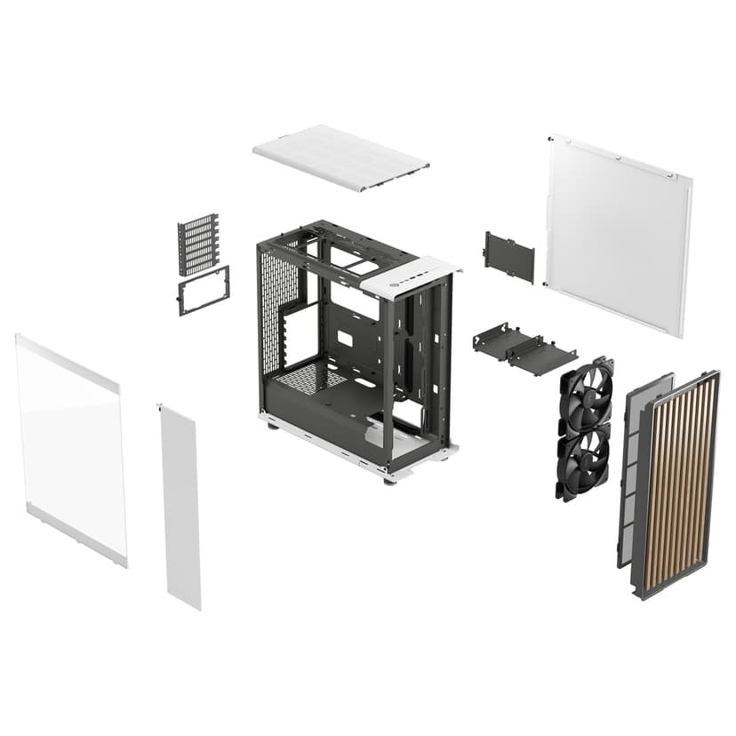 Fractal Design North Glass Midi Tower Hvid