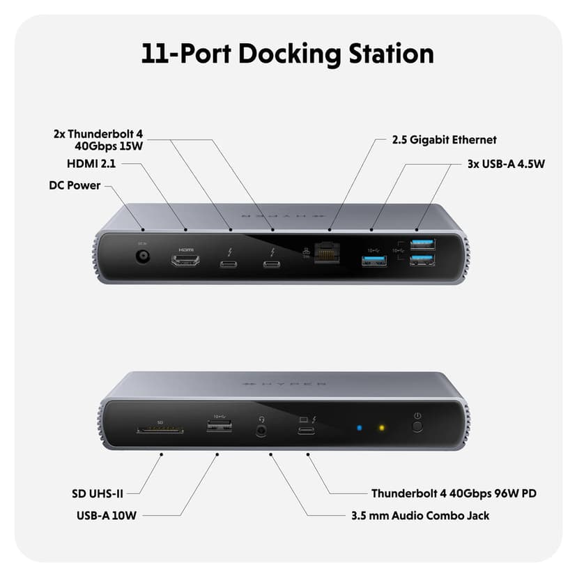 Hyper HyperDrive Thunderbolt 4 Docking Station