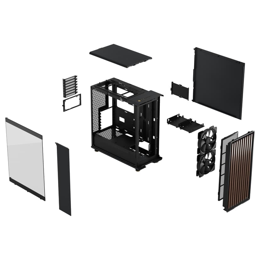 Fractal Design North Glass Midi Tower Musta