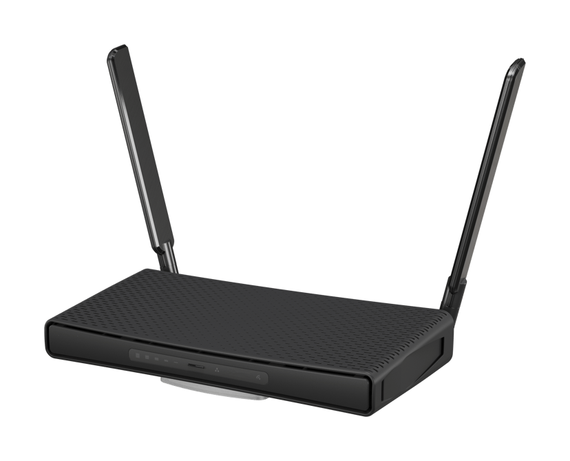 Mikrotik hAP ax³ trådløs ruter Gigabit Ethernet Dobbelbånd (2.4 GHz / 5 GHz) Sort