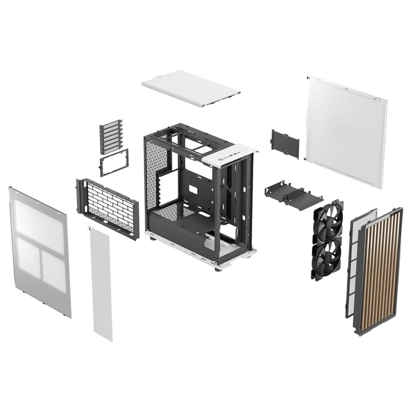 Fractal Design North Mesh Midi Tower Hvit