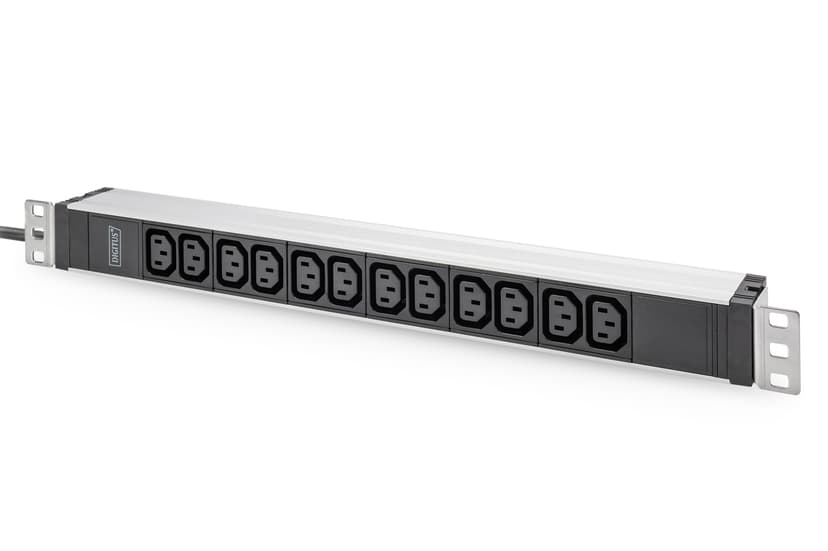 Digitus Socket Strip With Aluminium Profile 12xC13 16A 2m Cabel CEE 7/7