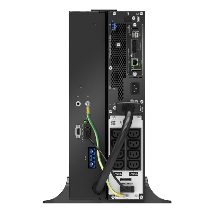 APC SRTL1500RM4UXLI-NC UPS-virtalähde Taajuuden kaksoismuunnos (verkossa) 1,5 kVA 1350 W 8 AC-pistorasia(a)