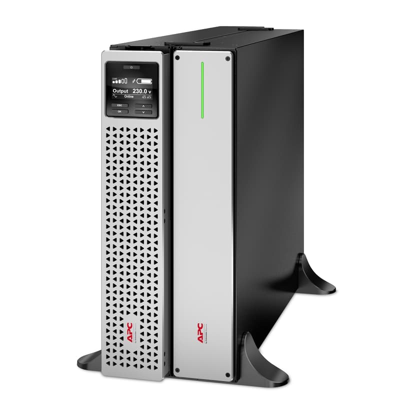 APC SRTL1500RM4UXLI-NC UPS-virtalähde Taajuuden kaksoismuunnos (verkossa) 1,5 kVA 1350 W 8 AC-pistorasia(a)