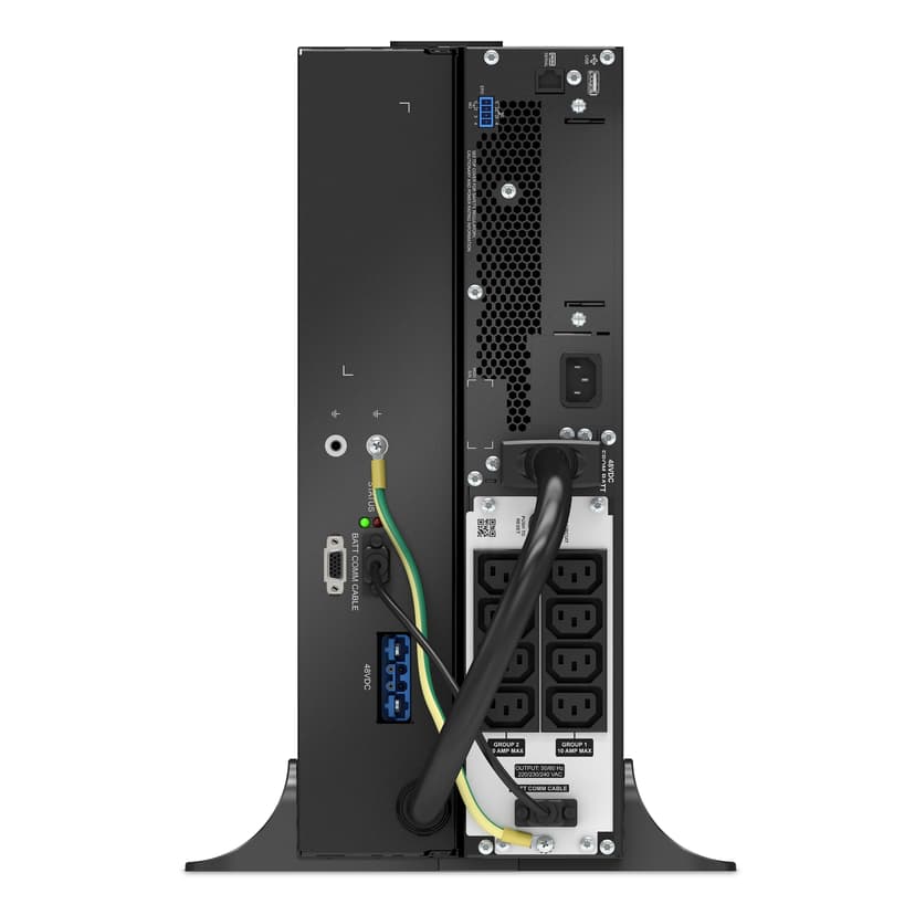 APC SRTL1500RM4UXLI uforstyrrbar strømforsyning (UPS) Dobbeltkonvertering (Online) 1,5 kVA 1350 W 8 AC-utganger