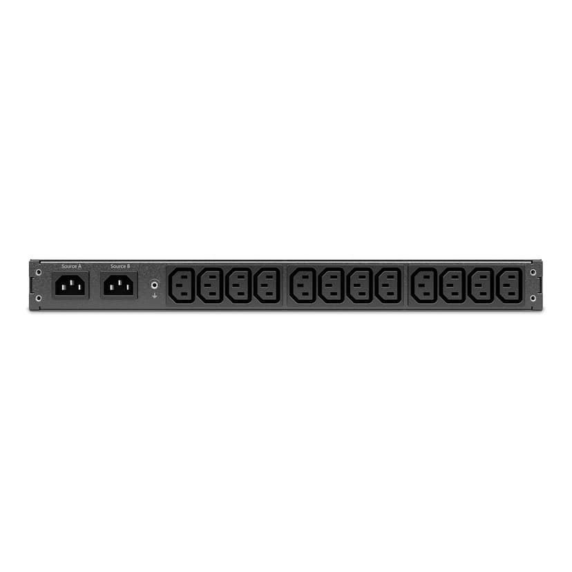 APC NetShelter ATS 1U 10A 1xC14 In/12xC13 Out