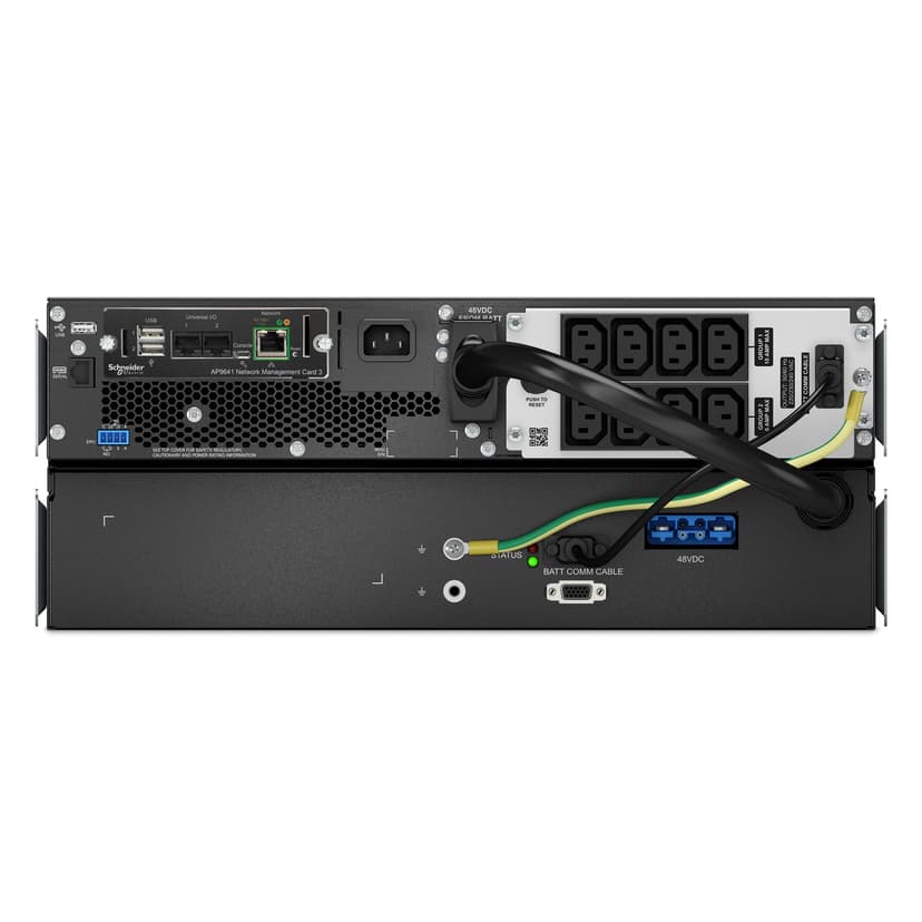 APC Smart-UPS Li-Ion SRTL1000RM4UXLI-NC Noodstroomvoeding - 1000VA, 8x C13, USB, Rack/tower convertible, NMC