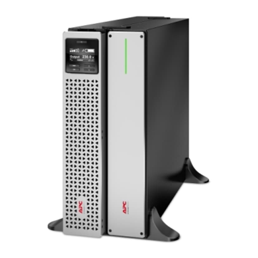 APC SRTL3000RM4UXLI-NC UPS-virtalähde Taajuuden kaksoismuunnos (verkossa) 3 kVA 2700 W 8 AC-pistorasia(a)