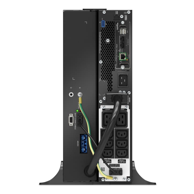 APC SRTL2200RM4UXLI-NC UPS-virtalähde Taajuuden kaksoismuunnos (verkossa) 2,2 kVA 1980 W 8 AC-pistorasia(a)