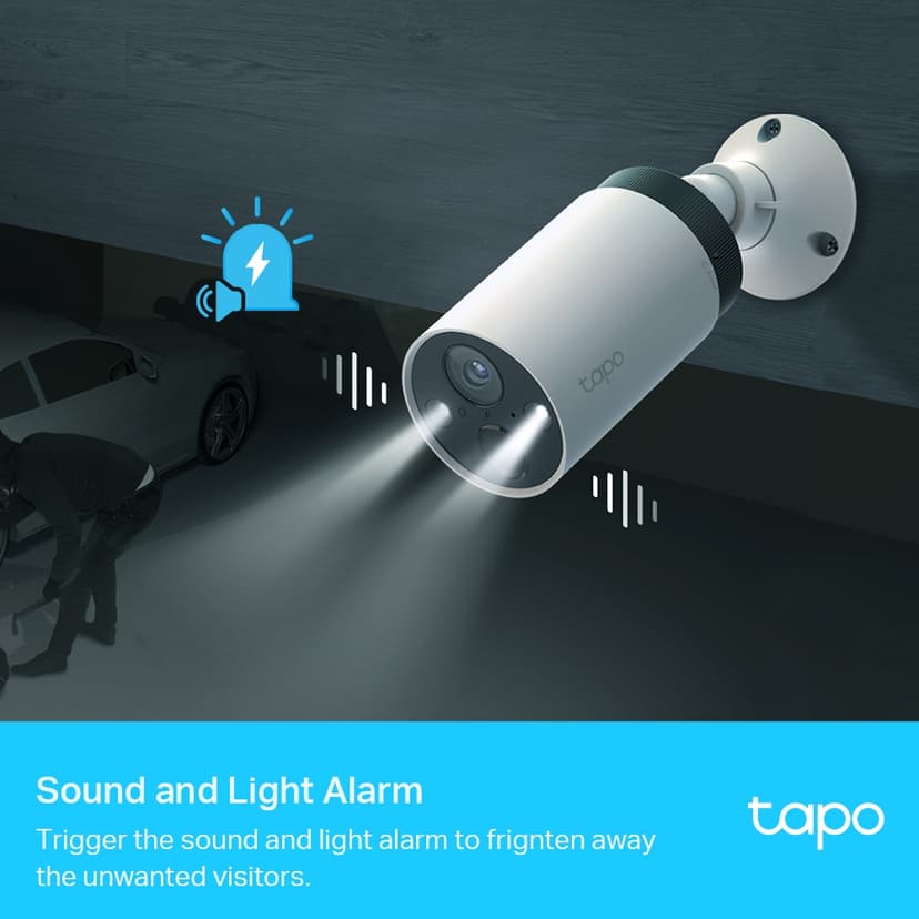 TP-Link Tapo C420S2 Lyspære IP-sikkerhetskamera Inne & Ute 2560 x 1440 piksler Vegg