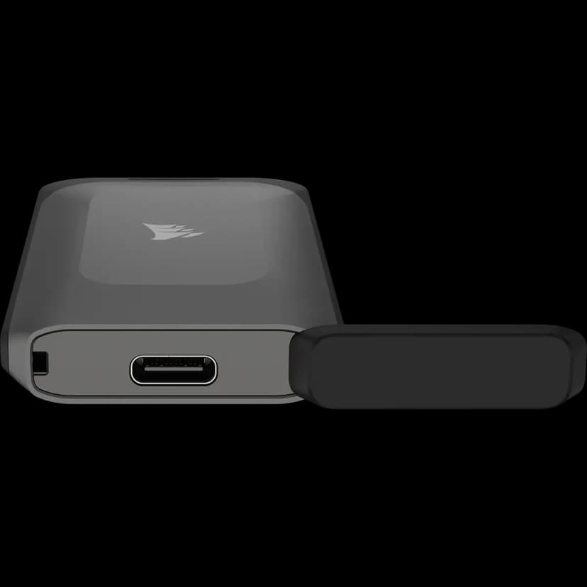 Corsair EX100U 2TB Portable STORAGE USB Type-C Svart