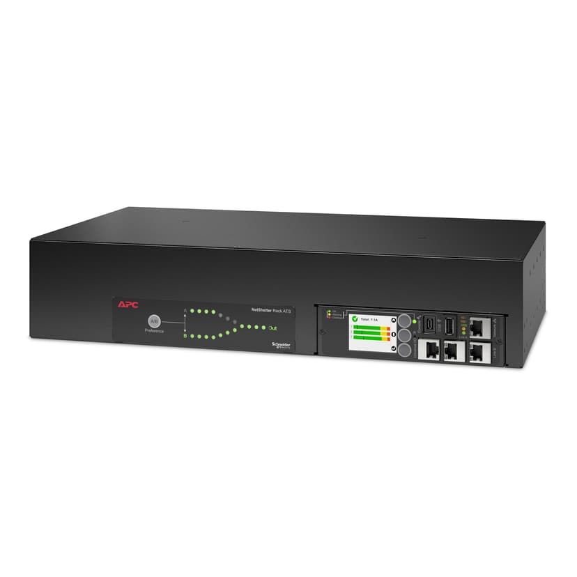 APC NetShelter ATS 2U 32A 2xIEC309 In/16xC13 Out/2xC19 Out