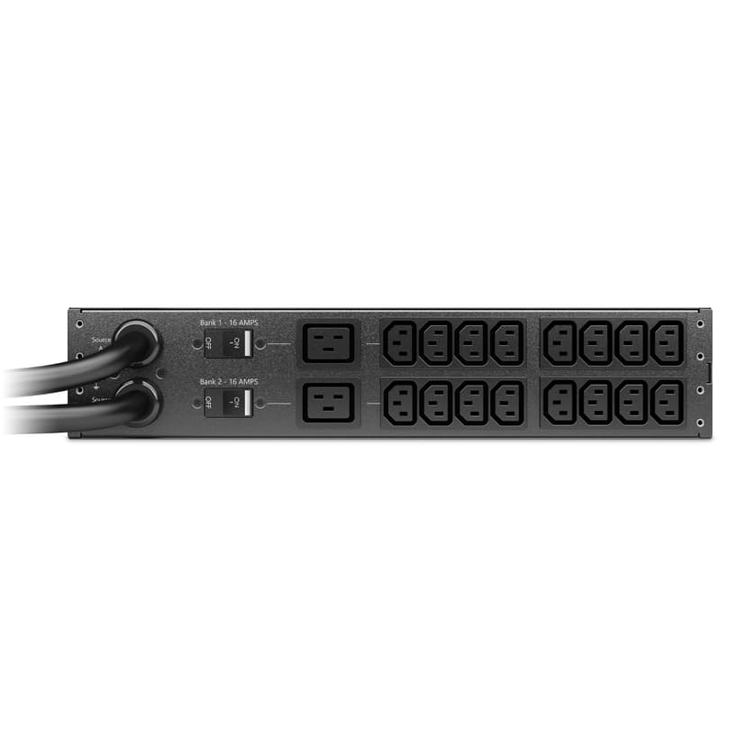 APC NetShelter ATS 2U 32A 2xIEC309 In/16xC13 Out/2xC19 Out