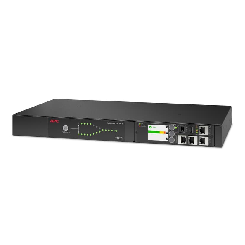 APC NetShelter ATS 1U 16A 2xC20 In/8xC13 Ut/1xC19 Ut