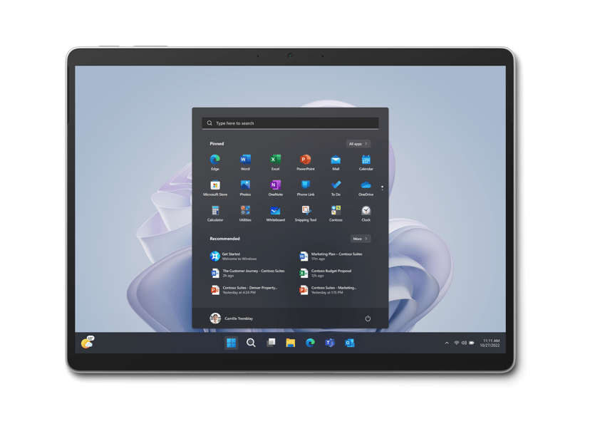 Microsoft Surface Pro 9 för företag 16GB 13" Core i7 1000GB Platinum