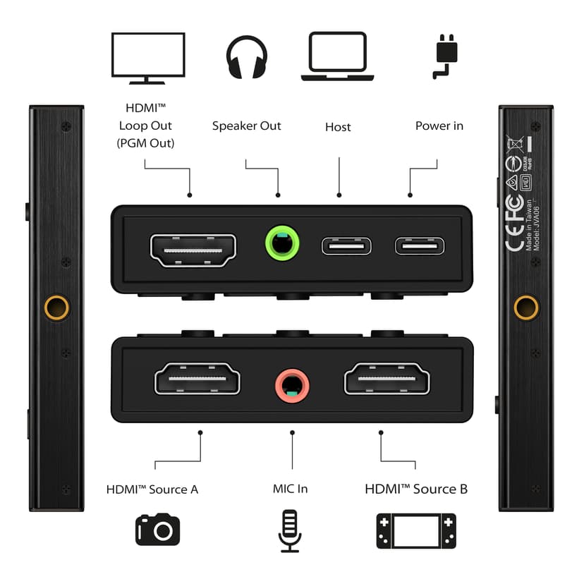 J5 Create JVA06 Dual HDMI Video Capture