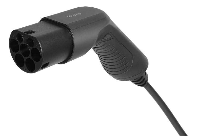 Deltaco E-charge, Cable Type 2 - Type 2, 1 Phase, 16a, 5m