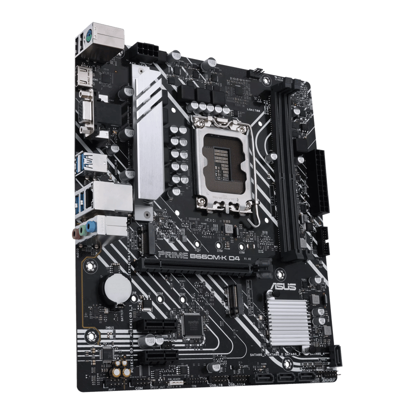 ASUS 1700 PRIME B660M-K D4 M-ATX Intel B660 LGA 1700 mikro ATX LGA 1700 Micro-ATX Emolevyt