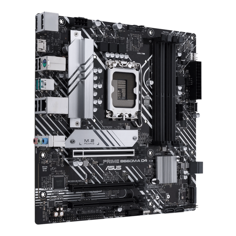 ASUS Prime B660M-A D4 DDR4 LGA 1700 Micro-ATX Bundkort