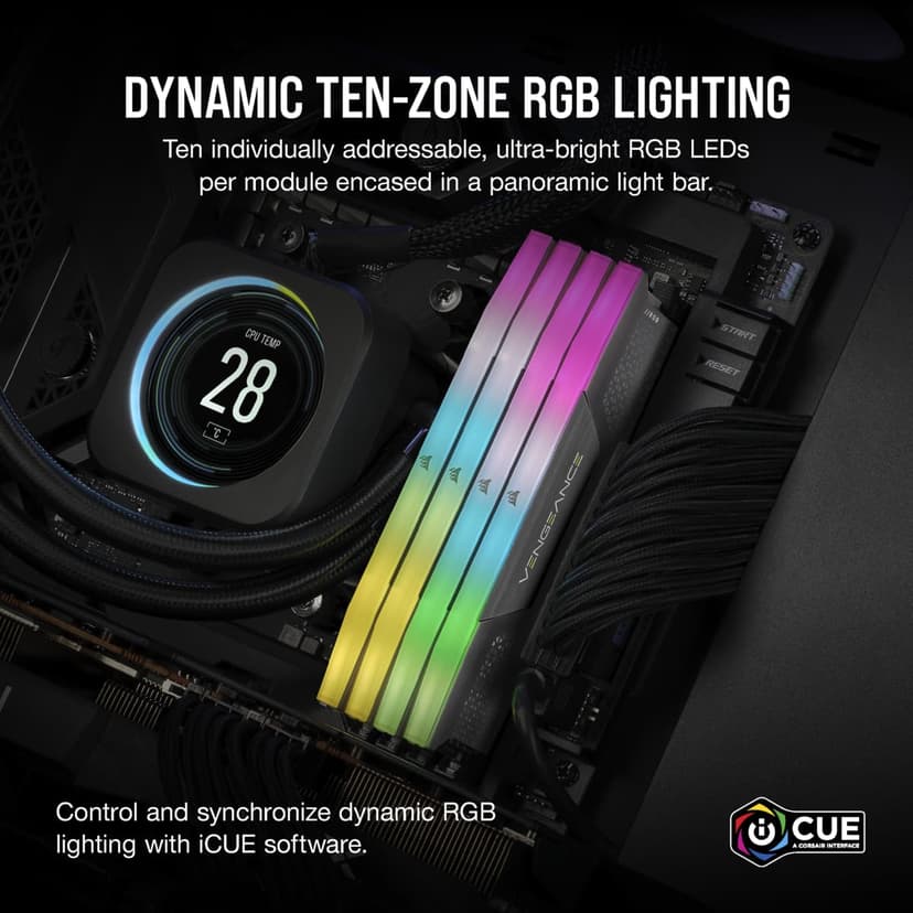 Corsair Vengeance RGB EXPO/XMP 32GB 5600MHz DDR5 288-pin DIMM