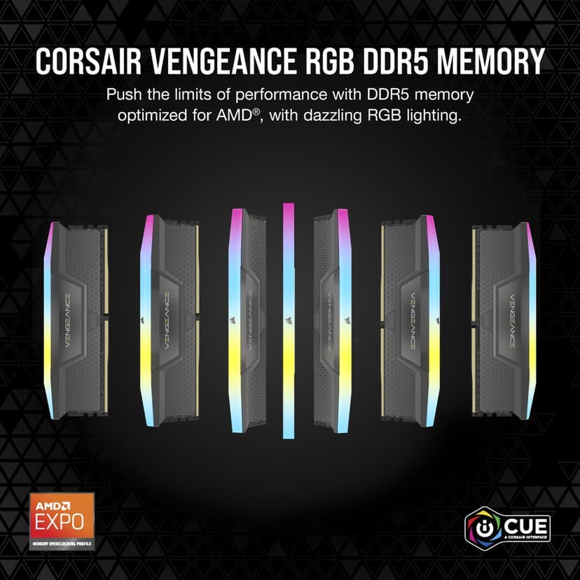 Corsair Vengeance RGB EXPO/XMP 32GB 5600MHz DDR5 288-pin DIMM