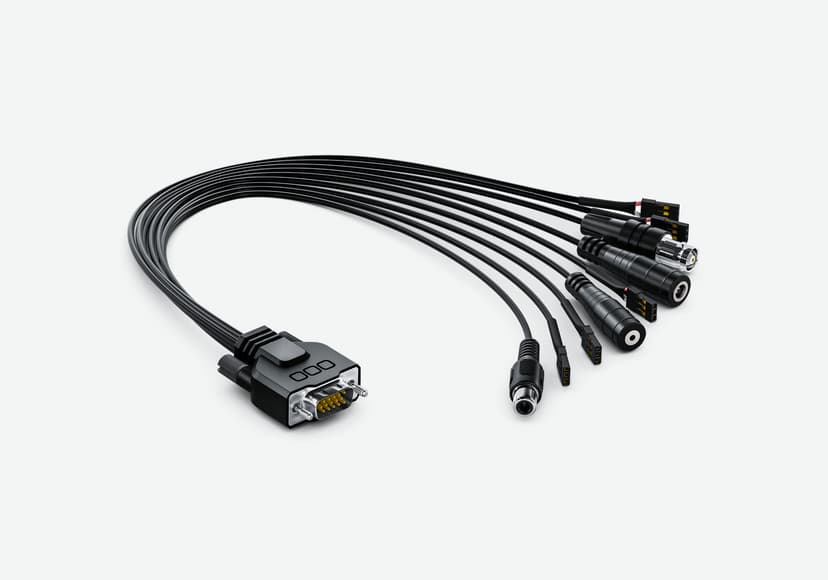 Blackmagic Design CABLE-CINECAMMIC kamerakabel Sort