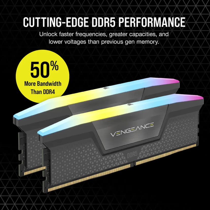 Corsair Vengeance RGB EXPO/XMP 32GB 5200MHz DDR5 288-pin DIMM