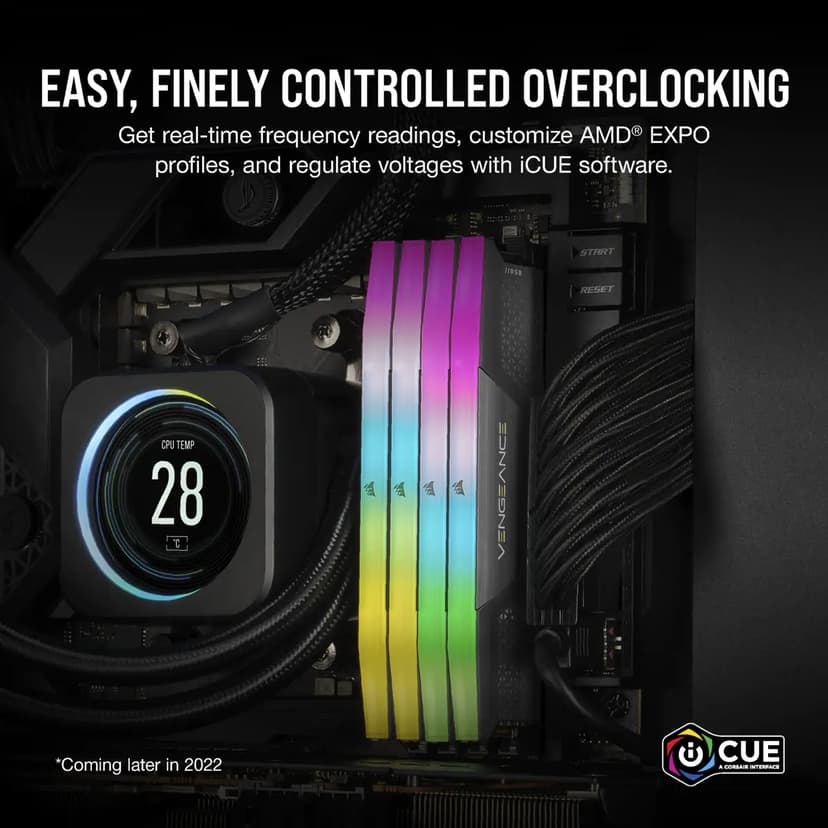 Corsair Vengeance RGB EXPO/XMP 32GB 5200MHz DDR5 288-pin DIMM