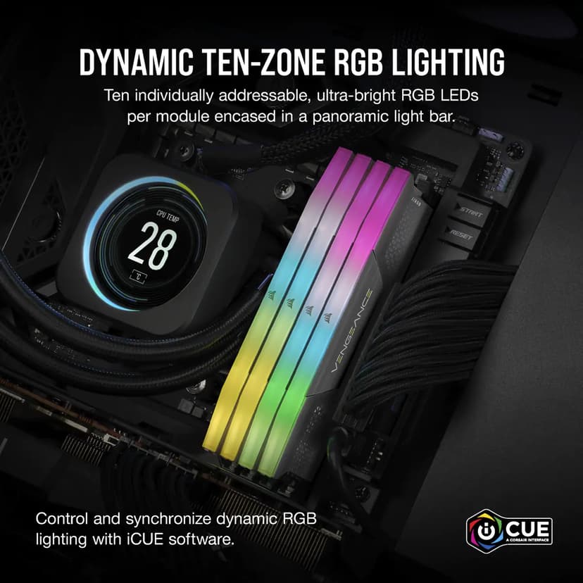 Corsair Vengeance RGB EXPO/XMP 32GB 5200MHz DDR5 288-pin DIMM