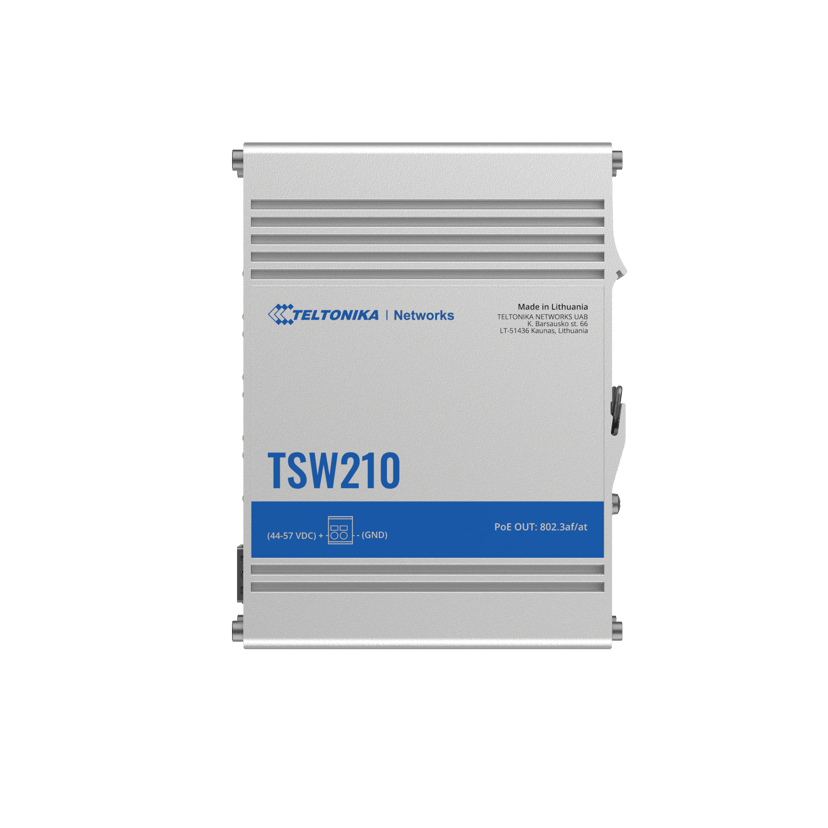 Teltonika TSW210 8-porttinen teollisen tason kytkin