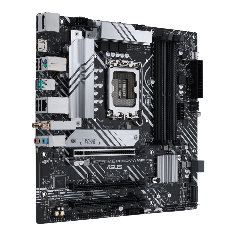 ASUS Prime B660M-A Wifi D4 LGA 1700 micro ATX Bundkort