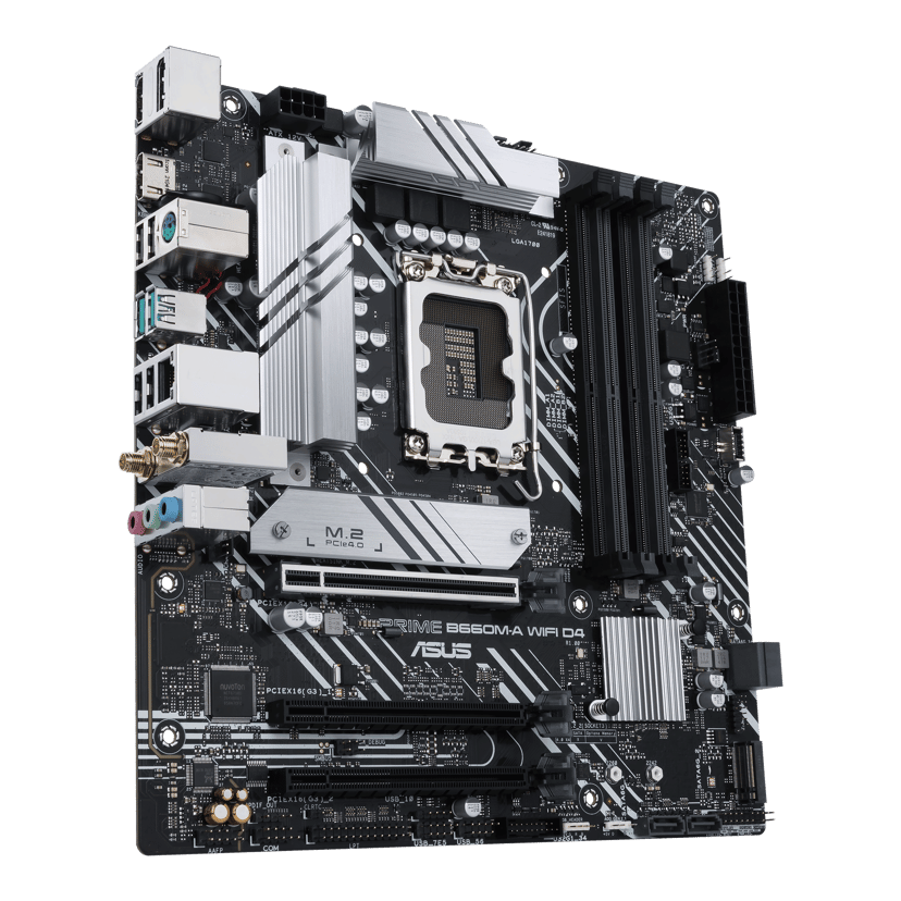 ASUS Prime B660M-A Wifi D4 LGA 1700 micro ATX Bundkort