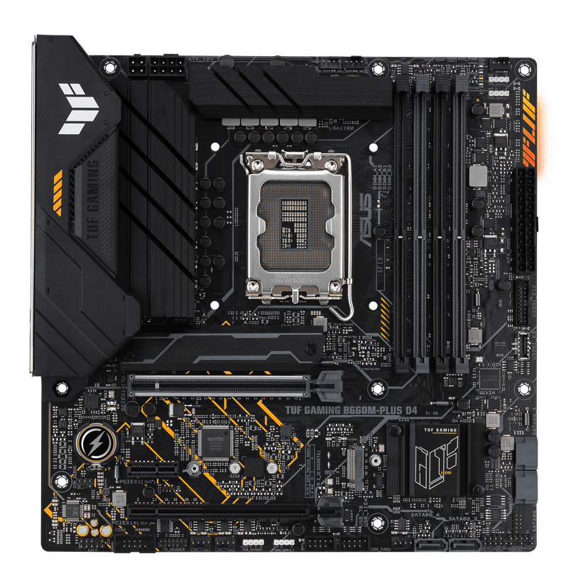 ASUS TUF Gaming B660M-Plus D4 DDR4 LGA 1700 Micro-ATX Moderkort