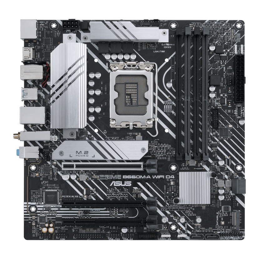 ASUS Prime B660M-A Wifi D4 LGA 1700 micro ATX Bundkort