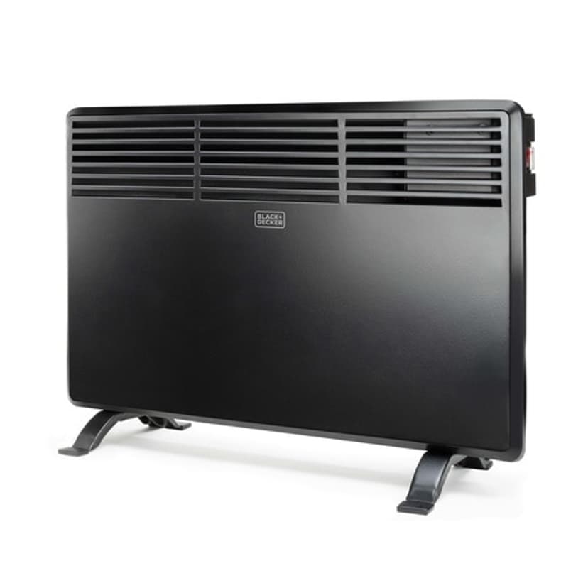 Black & Decker Elektrisk radiator 1 200 watt Svart