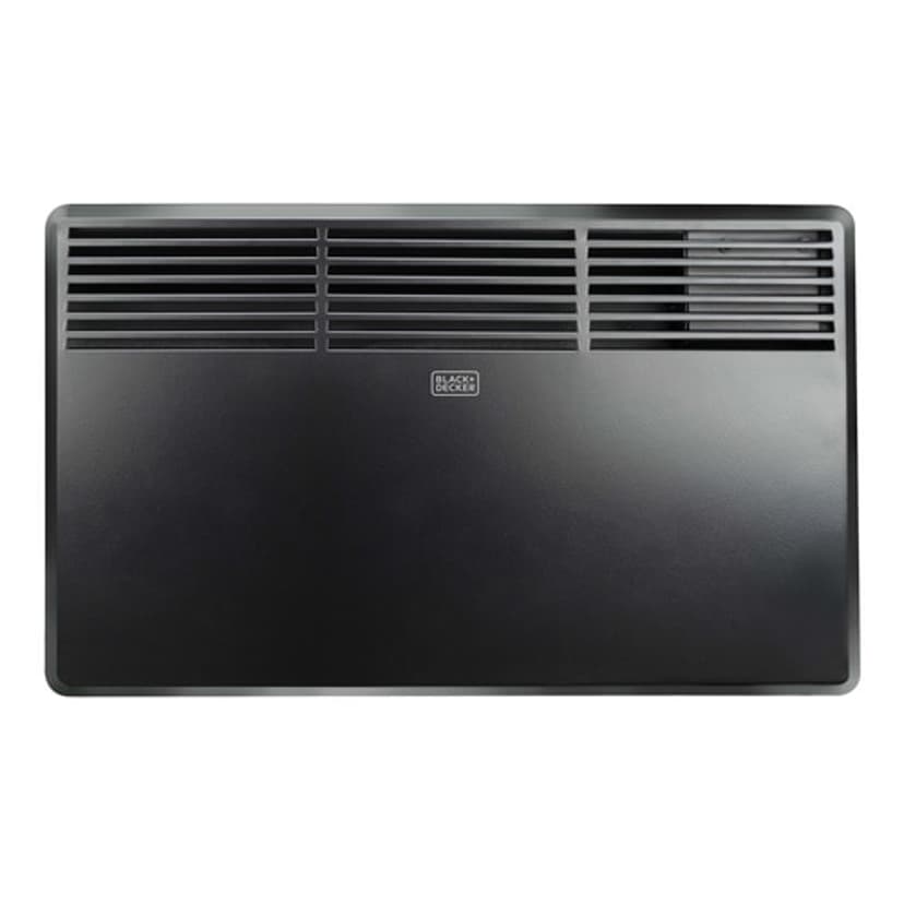 Black & Decker Elektrisk radiator 1 200 watt Svart