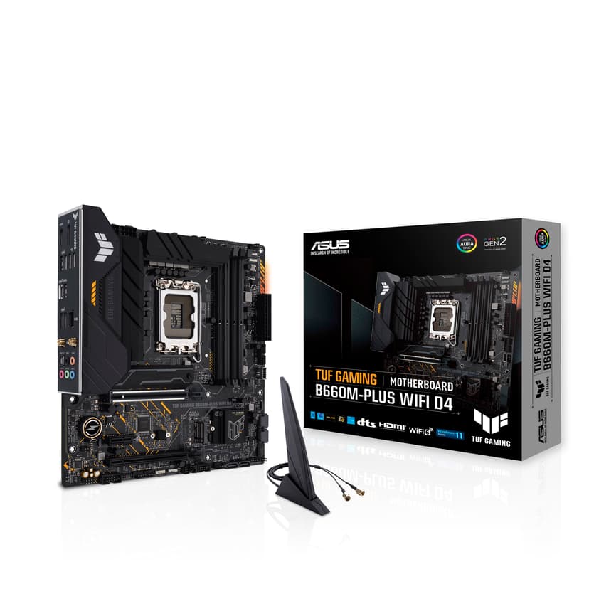 ASUS TUF GAMING B660M- PLUS WIFI D4 Intel B660 LGA 1700 micro ATX LGA 1700 micro ATX