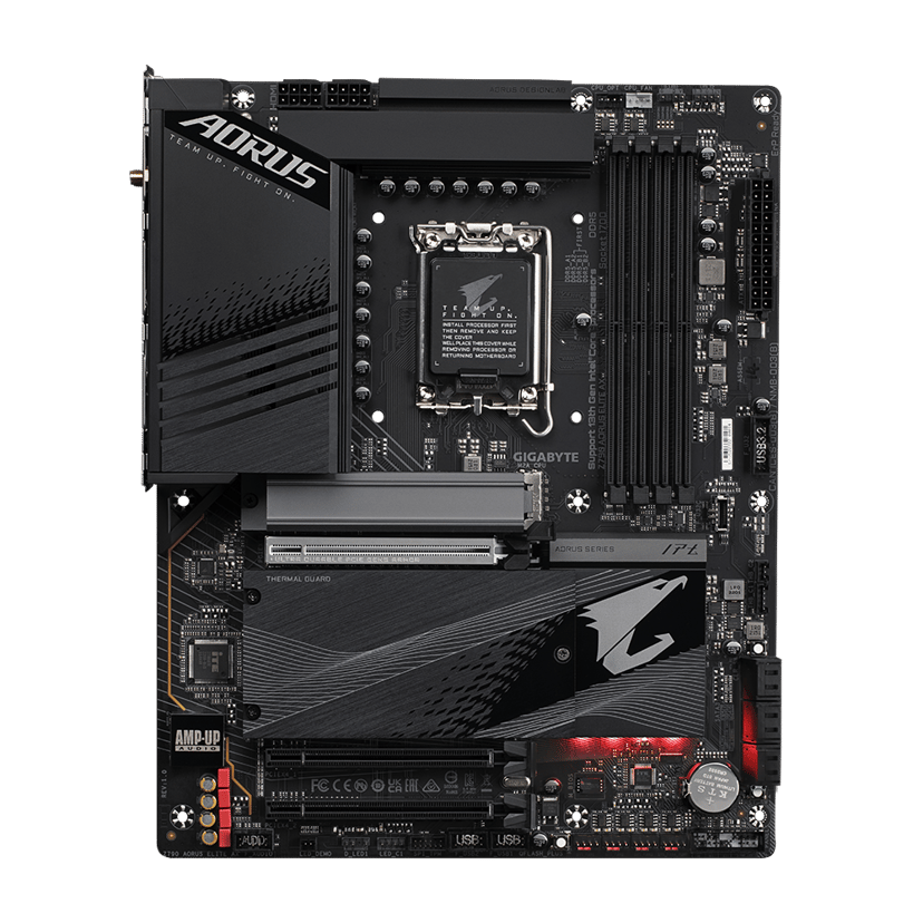 Gigabyte Z790 AORUS ELITE AX moederbord Intel Z790 LGA 1700 ATX LGA 1700 ATX Moederbord