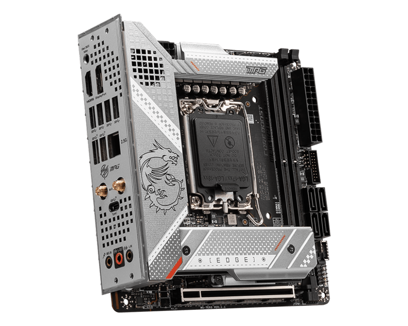 MSI MPG Z790I EDGE WIFI hovedkort Intel Z790 LGA 1700 Mini-DTX LGA 1700 Mini-DTX Hovedkort