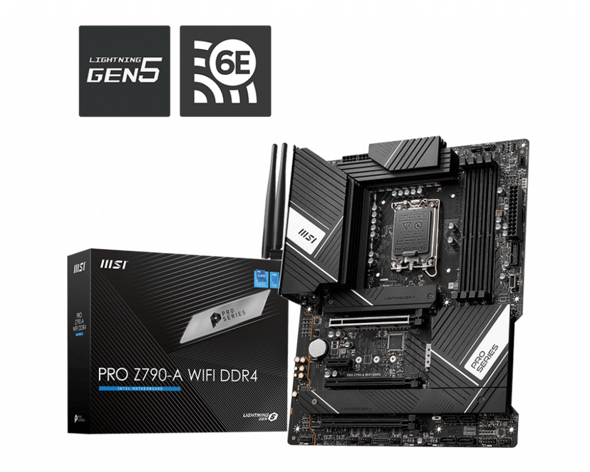 MSI PRO Z790-A WIFI DDR4 LGA 1700 ATX Bundkort