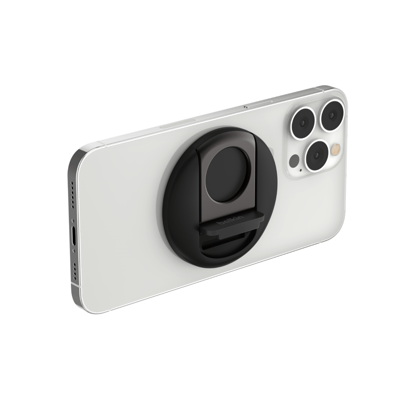 Belkin iPhone-teline MagSafella Mac-kannettaville
