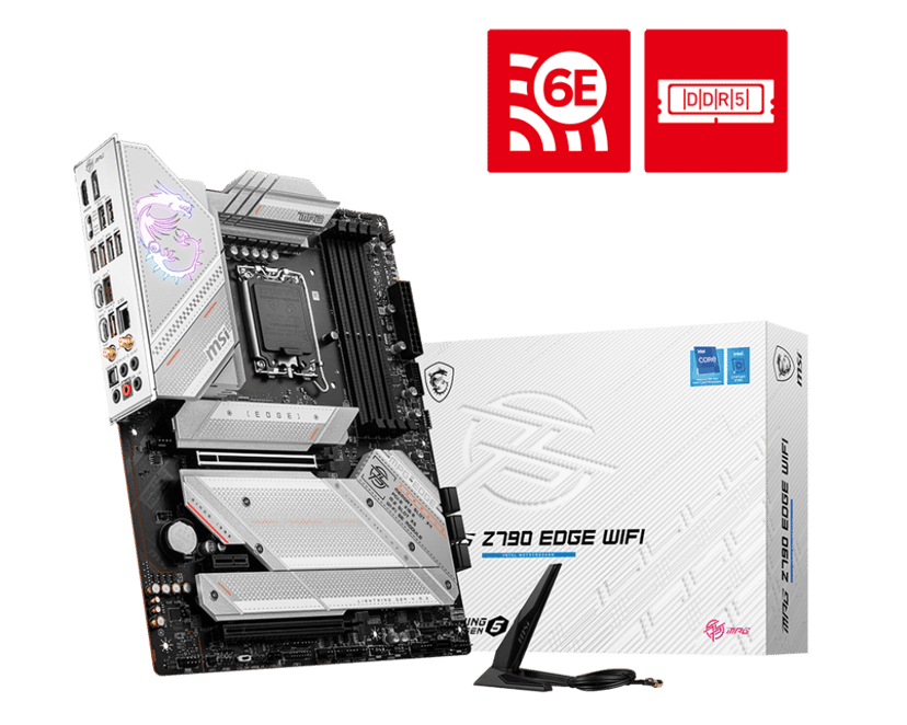 MSI MPG Z790 EDGE WIFI moderkort Intel Z790 LGA 1700 ATX LGA 1700 ATX Moderkort
